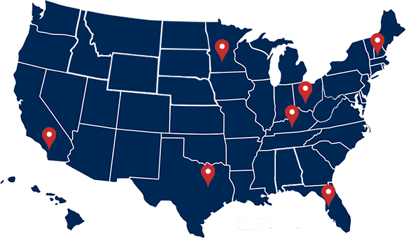 Locations United States Map